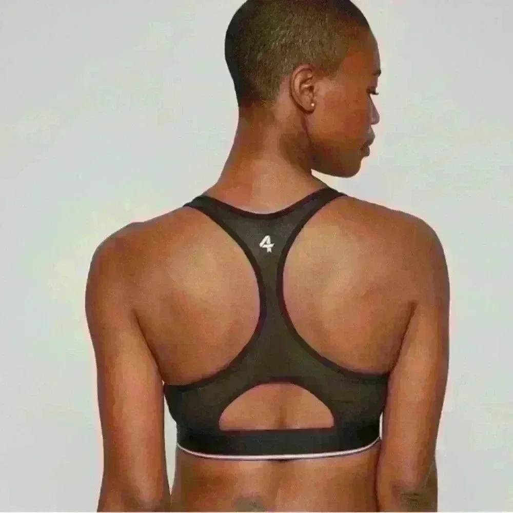 FourLaps Women's Circuit Sports Bra Black NWT Size XS